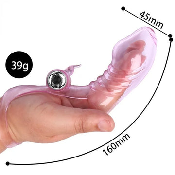 Sexpielzeug-Massagegeräte Linwo Finger Sleeve Vibrator G-Punkt Massage Klitoris Stimulation weibliche Masturbator Spielzeuge für Frauen Shop Erwachsenenprodukte
