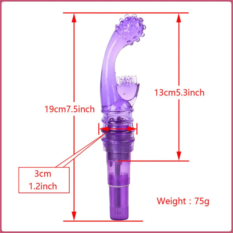 Sextoy Massagegerät Frauen Masturbation Finger Vibrator Klitoris und G-Punkt Orgasmus Spritzmassagegerät Bürstenstab für Frauen Erwachsenenprodukte Frauen