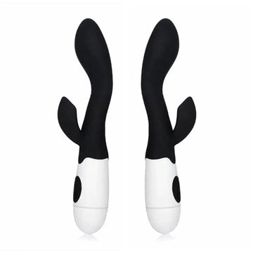 Sexpielzeug-Massagegerät Schwarze Vibratoren 30 Geschwindigkeiten Dual-Vibration G-Punkt Klitorisstimulator Sexspielzeug AV-Stab für Frauen Dame Erwachsenenprodukte