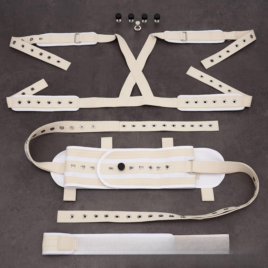 Waist Bondage Set – White