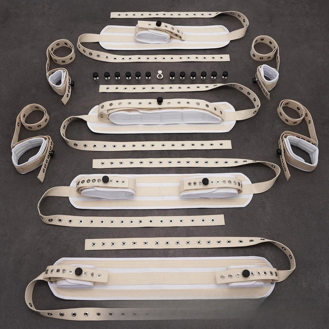 Großes Bondage-Set Weiß