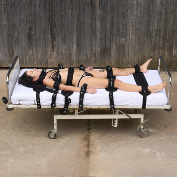 Großes Bondage-Set Schwarz