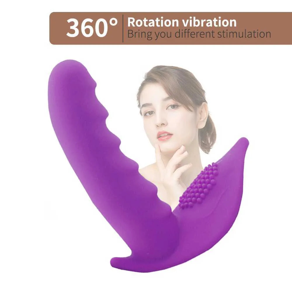 Schönheitsartikel 360-Grad-Rotation Dildo Vibrator Tragbares weibliches Sextoy Ferngesteuerter Höschenvibrator Vagina G-Punkt-Stimulator Erwachsenenprodukt