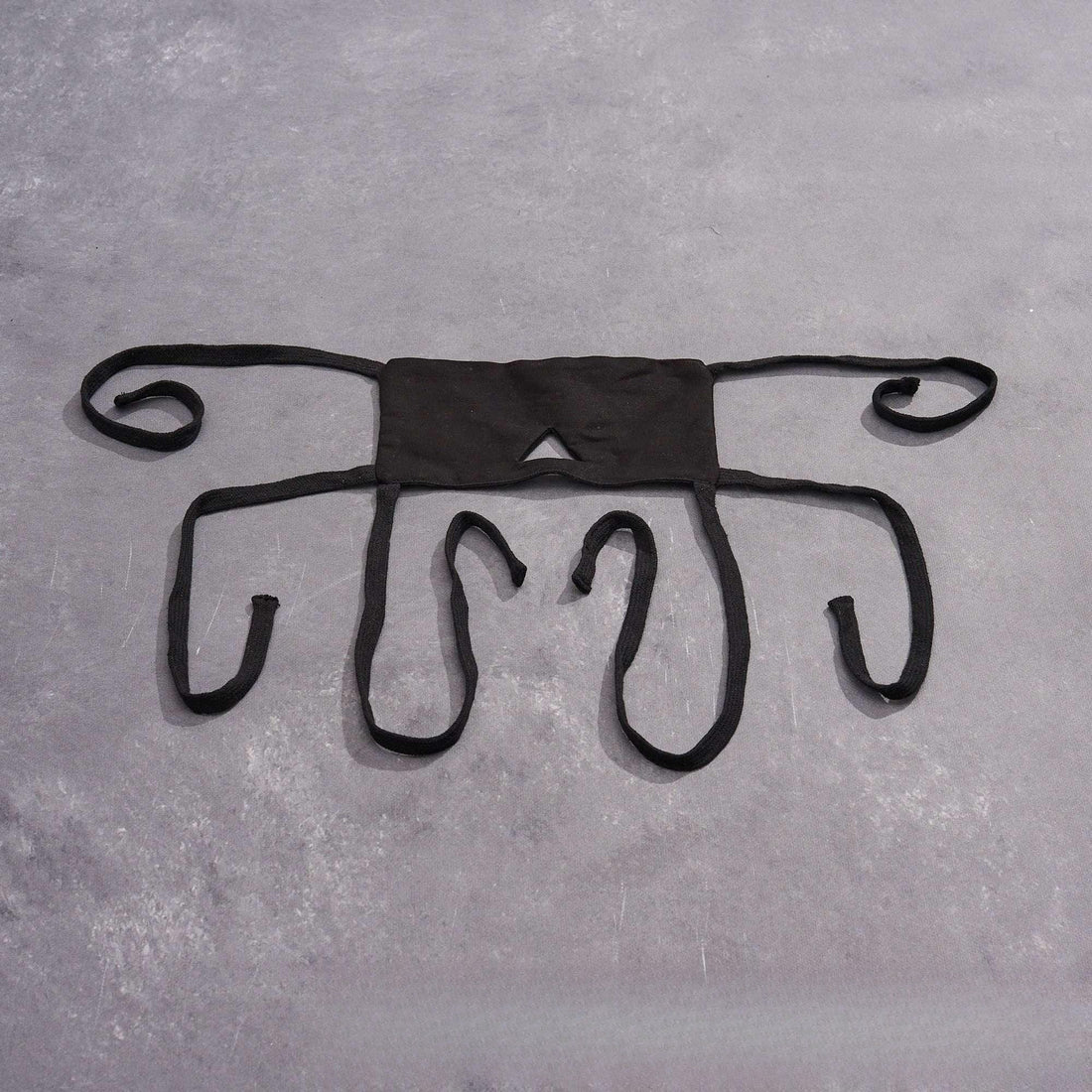 BDSM Fixed Blindfold Black