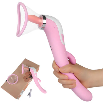 Zungen-Dildo-Vibrator für Frauen Intimwaren Nippelsauger Orallecken Klitorisstimulation Heizung Erotische Sexspielzeuge für Erwachsene CY200520