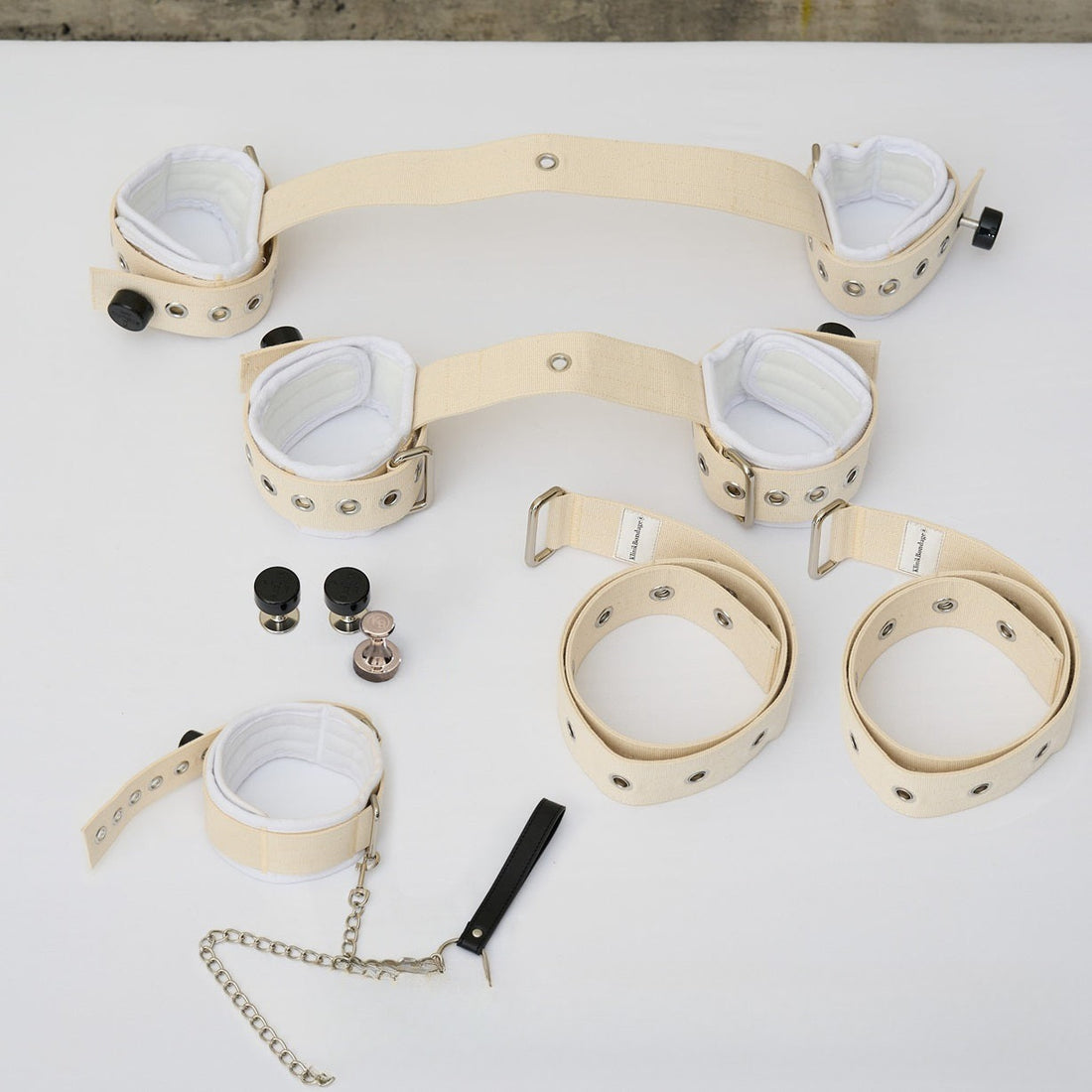 Shibari-Bondage-Set Stil Weiß